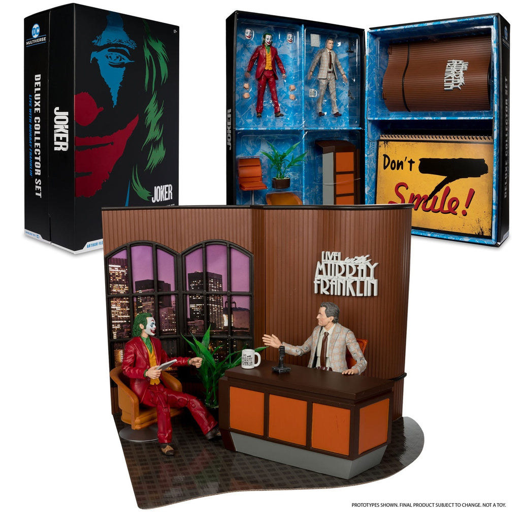 Zdjęcie produktu Joker DC Multiverse (film Joker) Figurka kolekcjonerska Deluxe The Joker (Live with Murray Franklin) Limited Edition 18