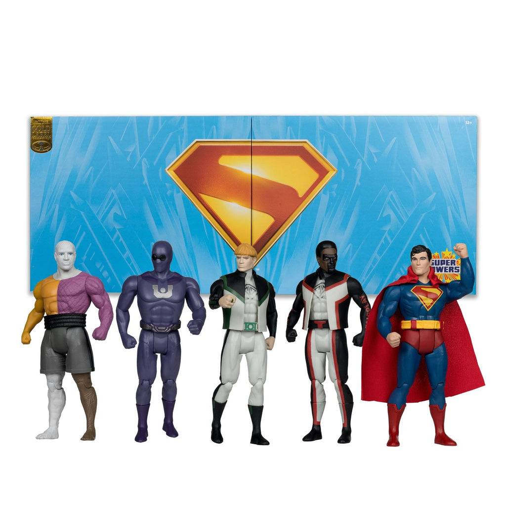 Zdjęcie produktu Superman (2025) DC Direct Super Powers Zestaw 5 figurek akcji Gold Label 11 cm