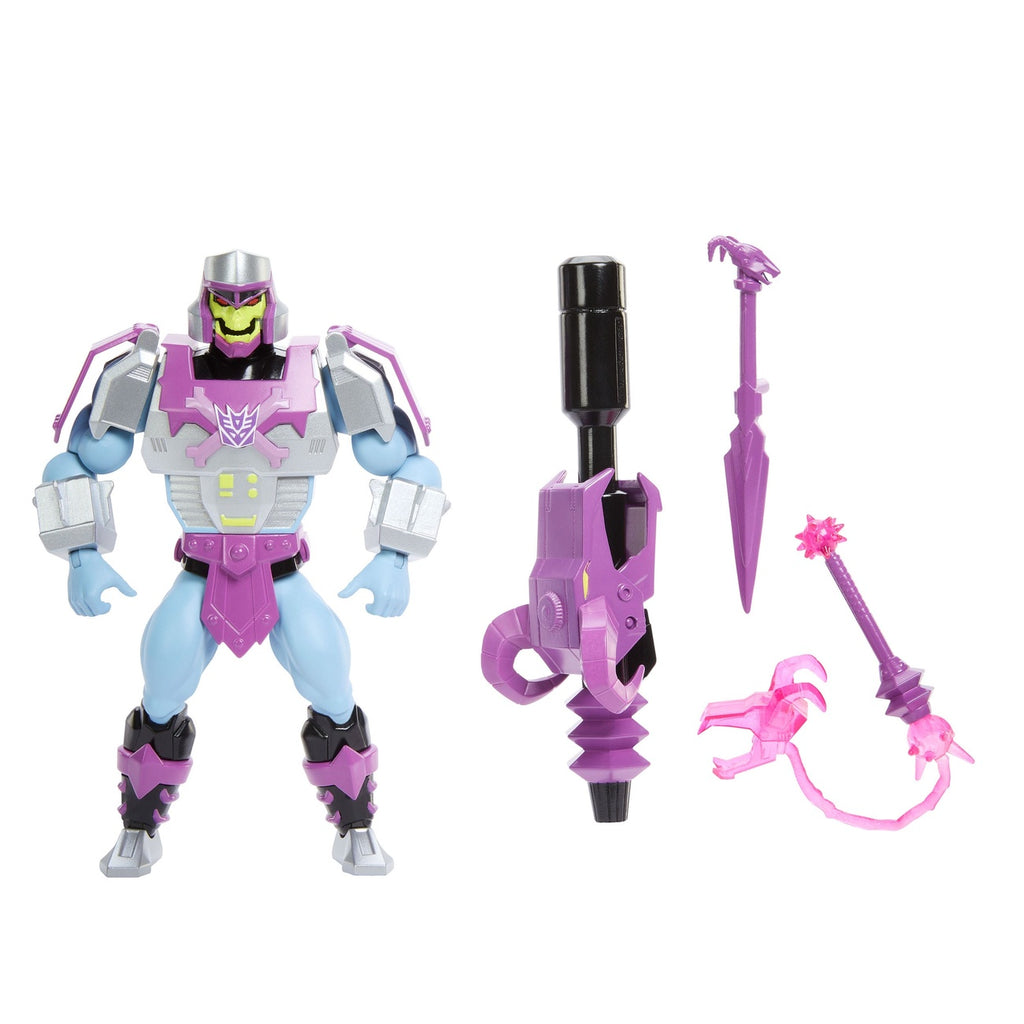 Zdjęcie produktu Figurka akcji Masters of the Universe x Transformers Megatron Armor Skeletor heo European Exclusive 14 cm