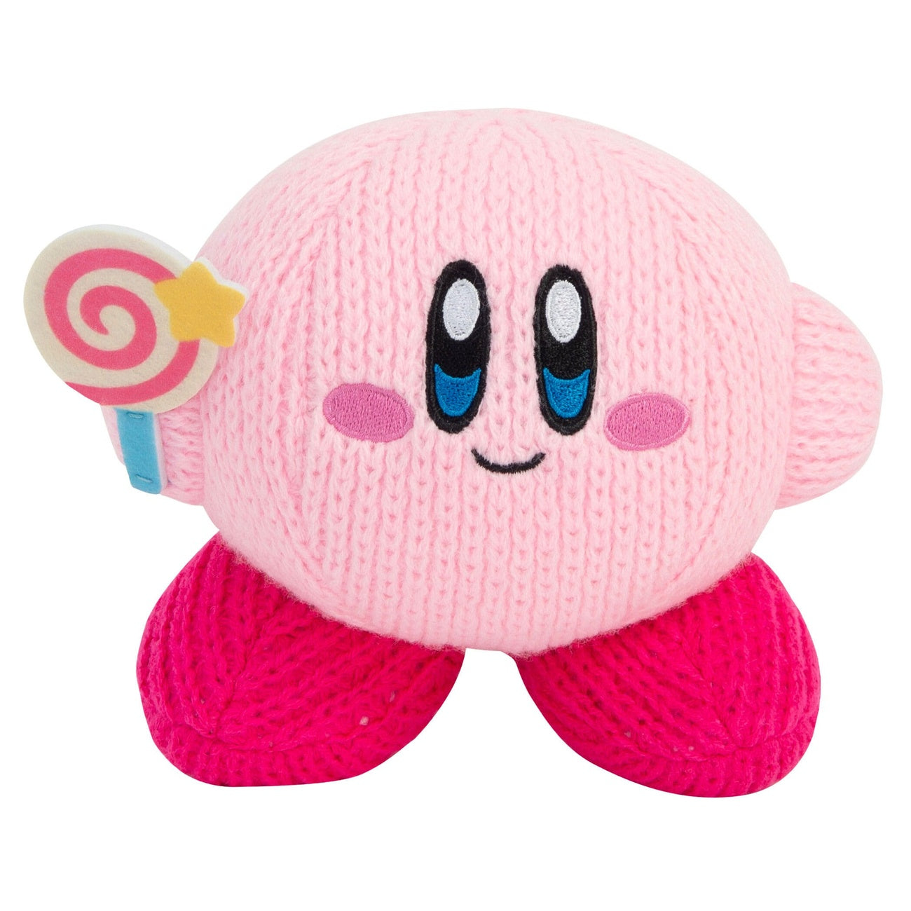 Zdjęcie produktu Kirby Pluszowa Figurka Nuiguru-Knit Kirby z Różdżką Niezwyciężonego Cukierka
