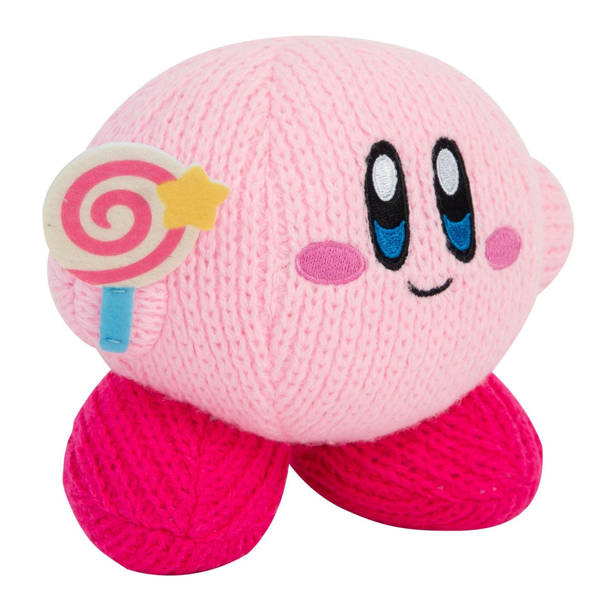 Zdjęcie produktu Kirby Pluszowa Figurka Nuiguru-Knit Kirby z Różdżką Niezwyciężonego Cukierka