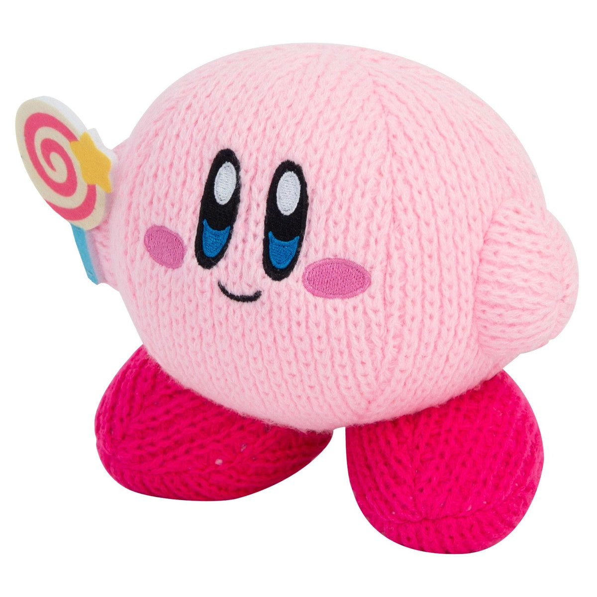 Zdjęcie produktu Kirby Pluszowa Figurka Nuiguru-Knit Kirby z Różdżką Niezwyciężonego Cukierka
