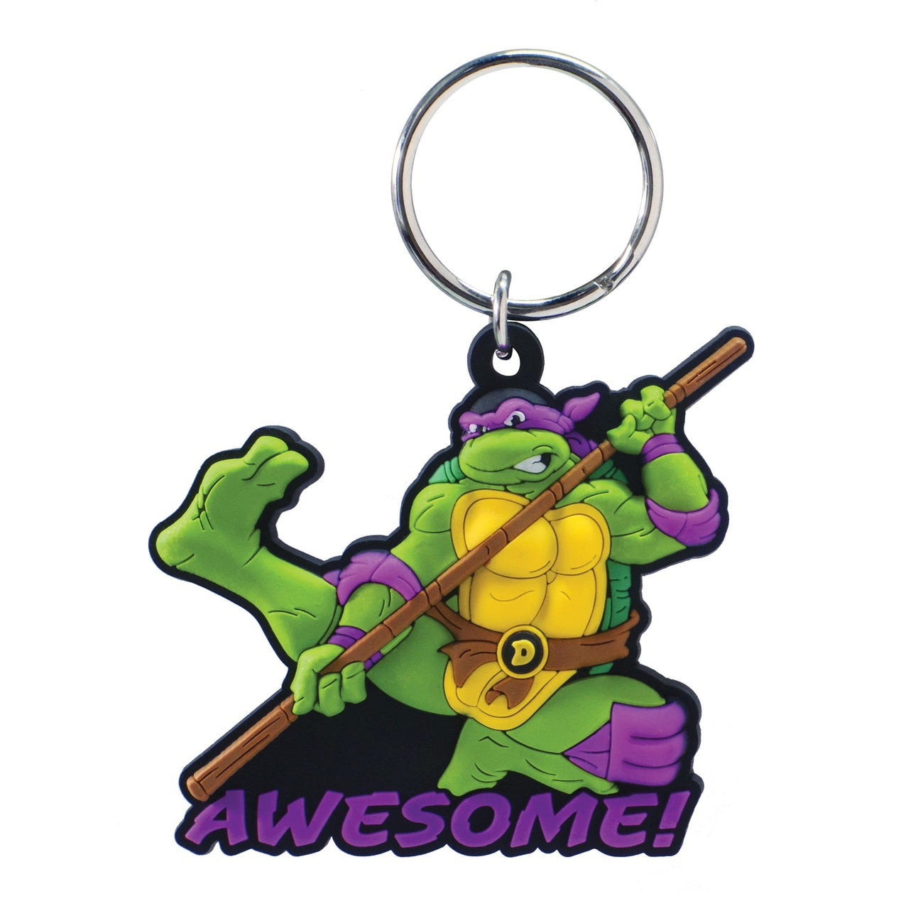 Zdjęcie produktu Teenage Mutant Ninja Turtles brelok do torby Donatello z miękkiego PVC (Soft Touch)