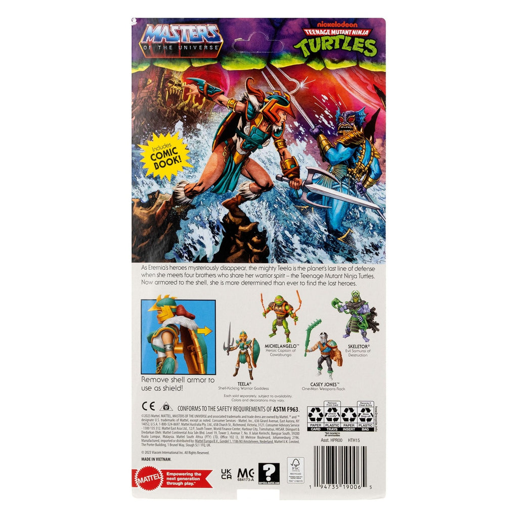 Zdjęcie produktu MOTU x TMNT: Turtles of Grayskull figurka akcji Teela 14 cm