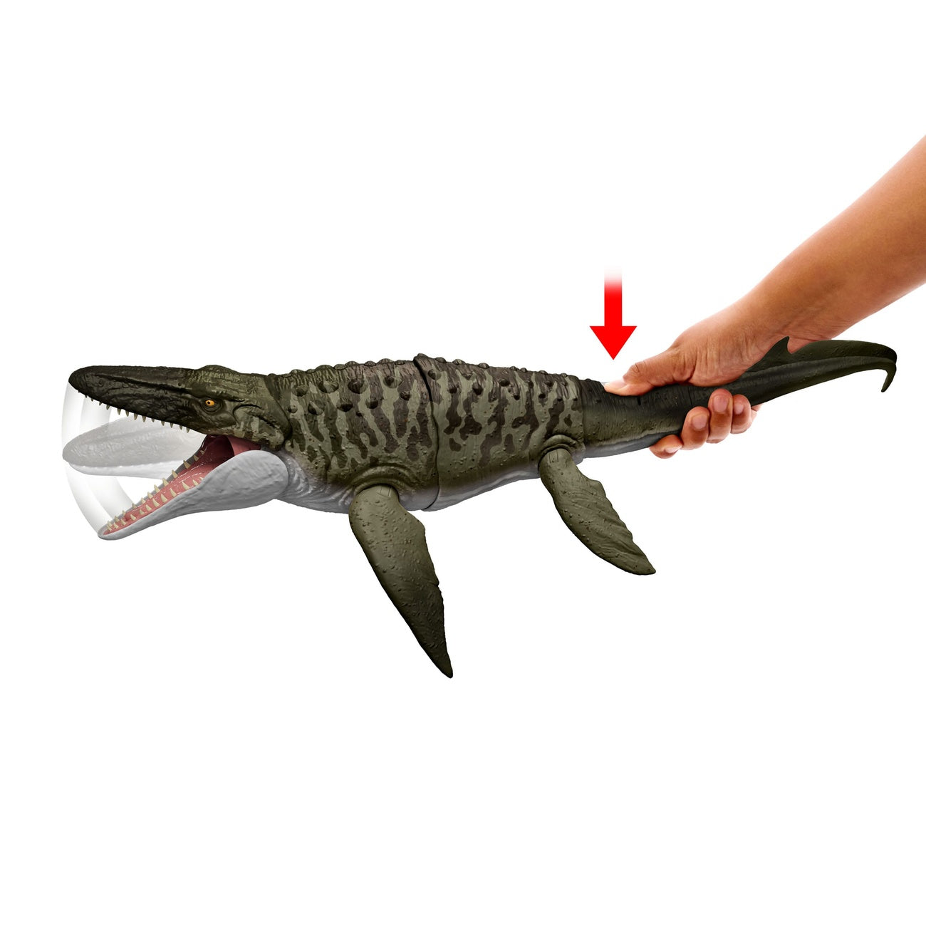 Zdjęcie produktu Jurassic World: Rebirth Figurka akcji Mosasaurus Bite 'n Blast 65 cm
