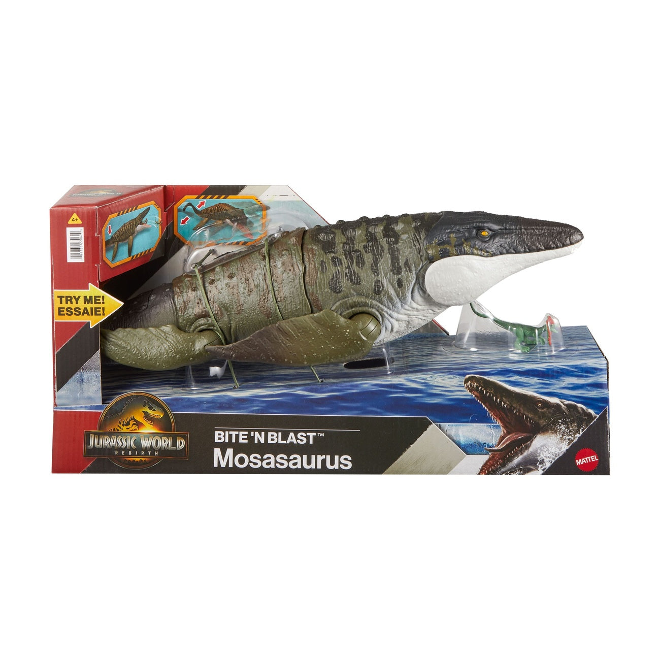 Zdjęcie produktu Jurassic World: Rebirth Figurka akcji Mosasaurus Bite 'n Blast 65 cm