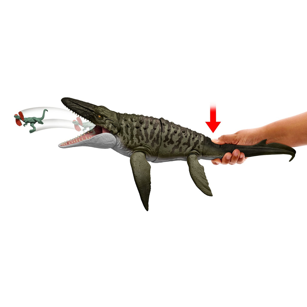 Zdjęcie produktu Jurassic World: Rebirth Figurka akcji Mosasaurus Bite 'n Blast 65 cm