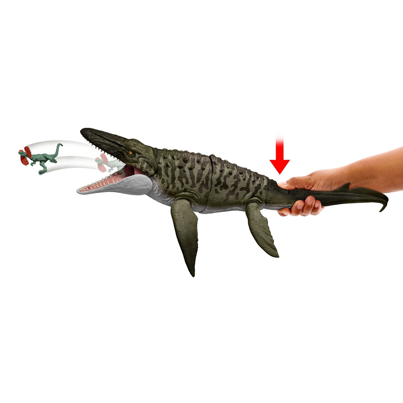 Zdjęcie produktu Jurassic World: Rebirth Figurka akcji Mosasaurus Bite 'n Blast 65 cm