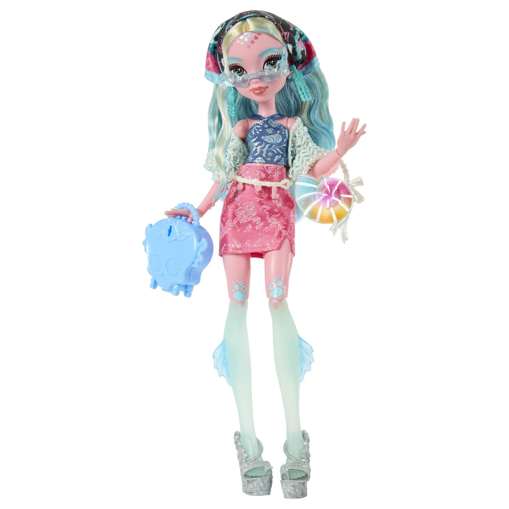 Zdjęcie produktu Monster High Lalka Skulltimate Secrets Destination: Gore-geous Oasis – Lagoona Blue