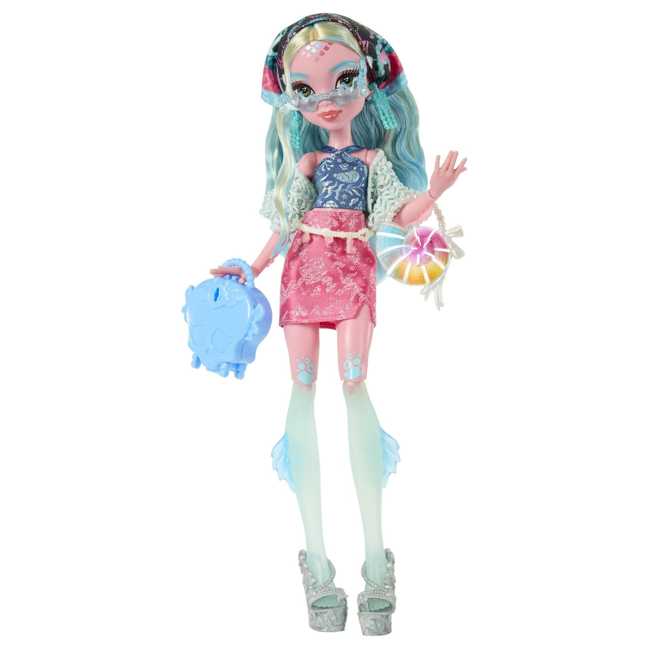 Zdjęcie produktu Monster High Lalka Skulltimate Secrets Destination: Gore-geous Oasis – Lagoona Blue