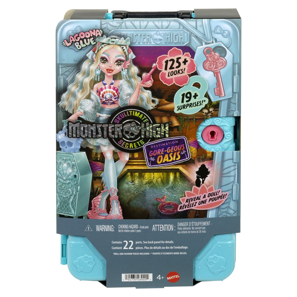 Zdjęcie produktu Monster High Lalka Skulltimate Secrets Destination: Gore-geous Oasis – Lagoona Blue