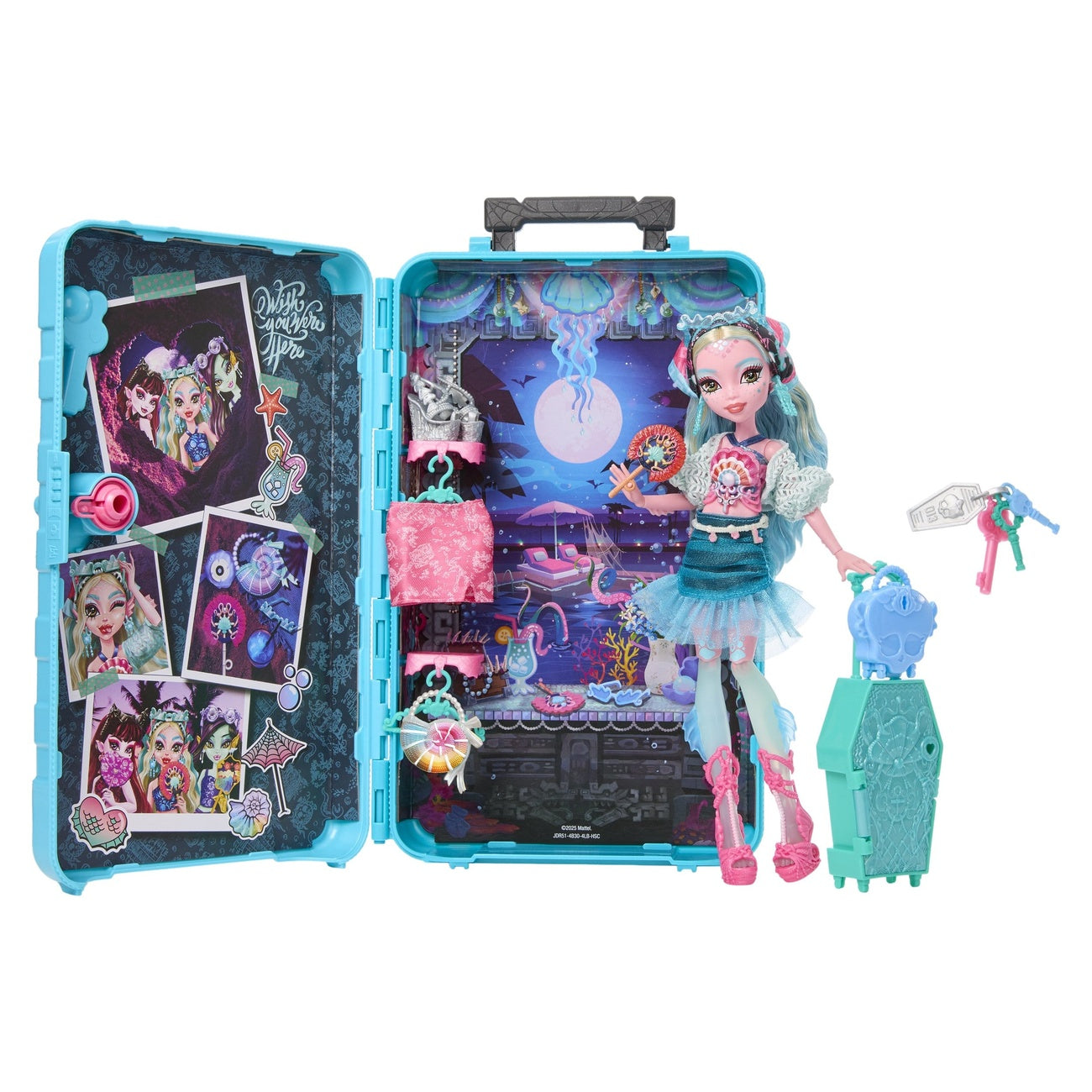 Zdjęcie produktu Monster High Lalka Skulltimate Secrets Destination: Gore-geous Oasis – Lagoona Blue