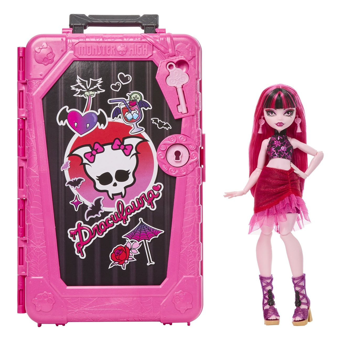 Zdjęcie produktu Monster High Skulltimate Secrets Lalka Destination: Gore-geous Oasis – Draculaura