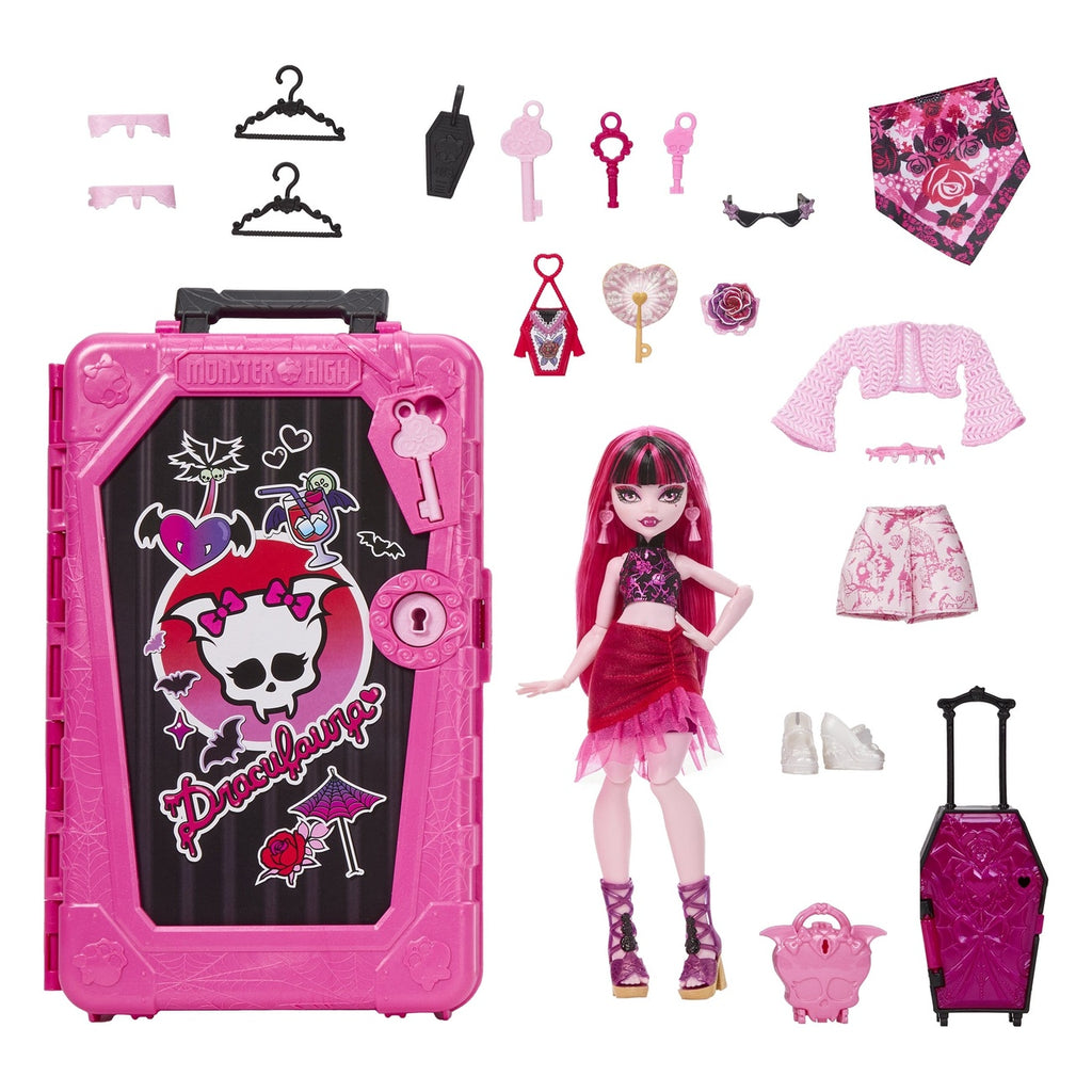 Zdjęcie produktu Monster High Skulltimate Secrets Lalka Destination: Gore-geous Oasis – Draculaura