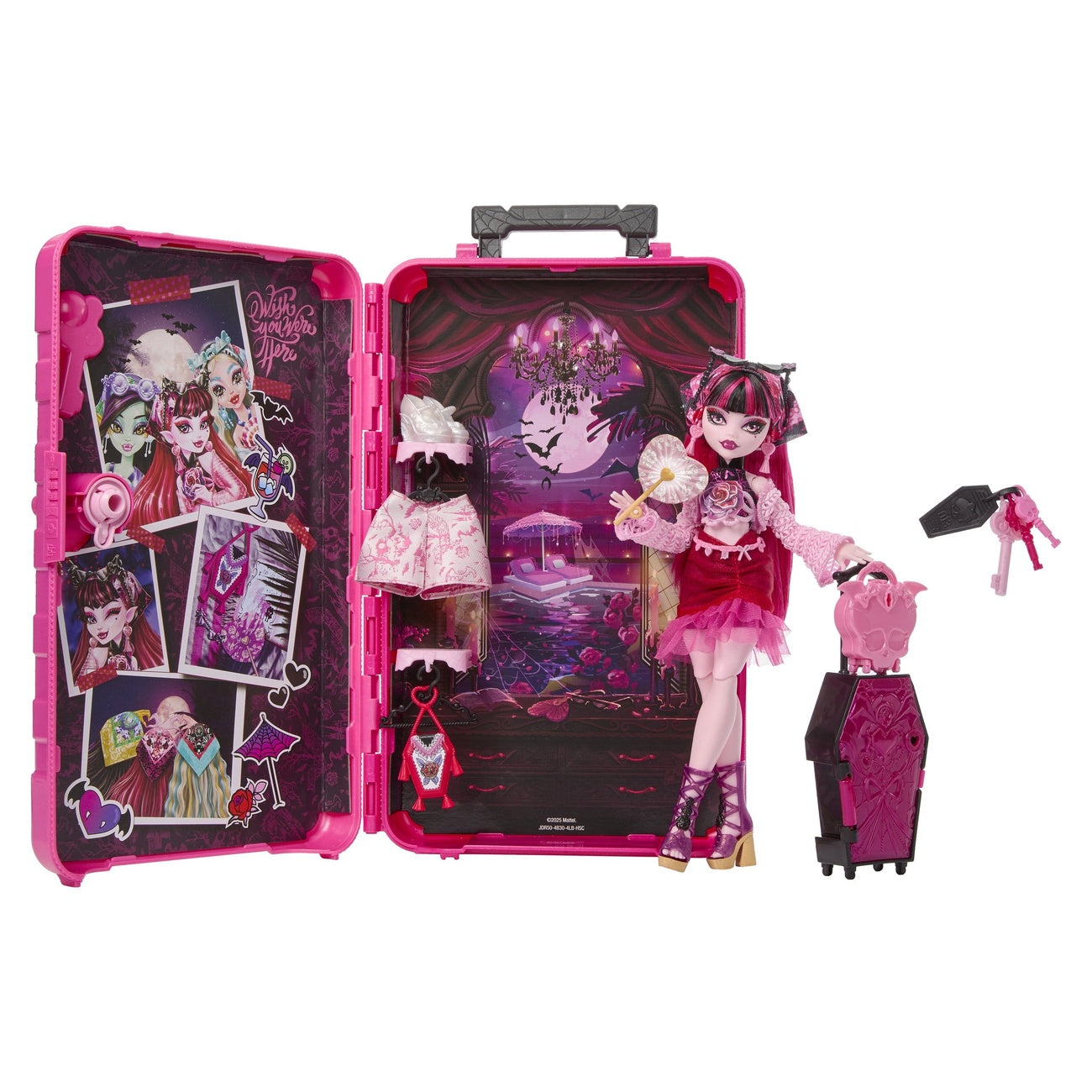 Zdjęcie produktu Monster High Skulltimate Secrets Lalka Destination: Gore-geous Oasis – Draculaura