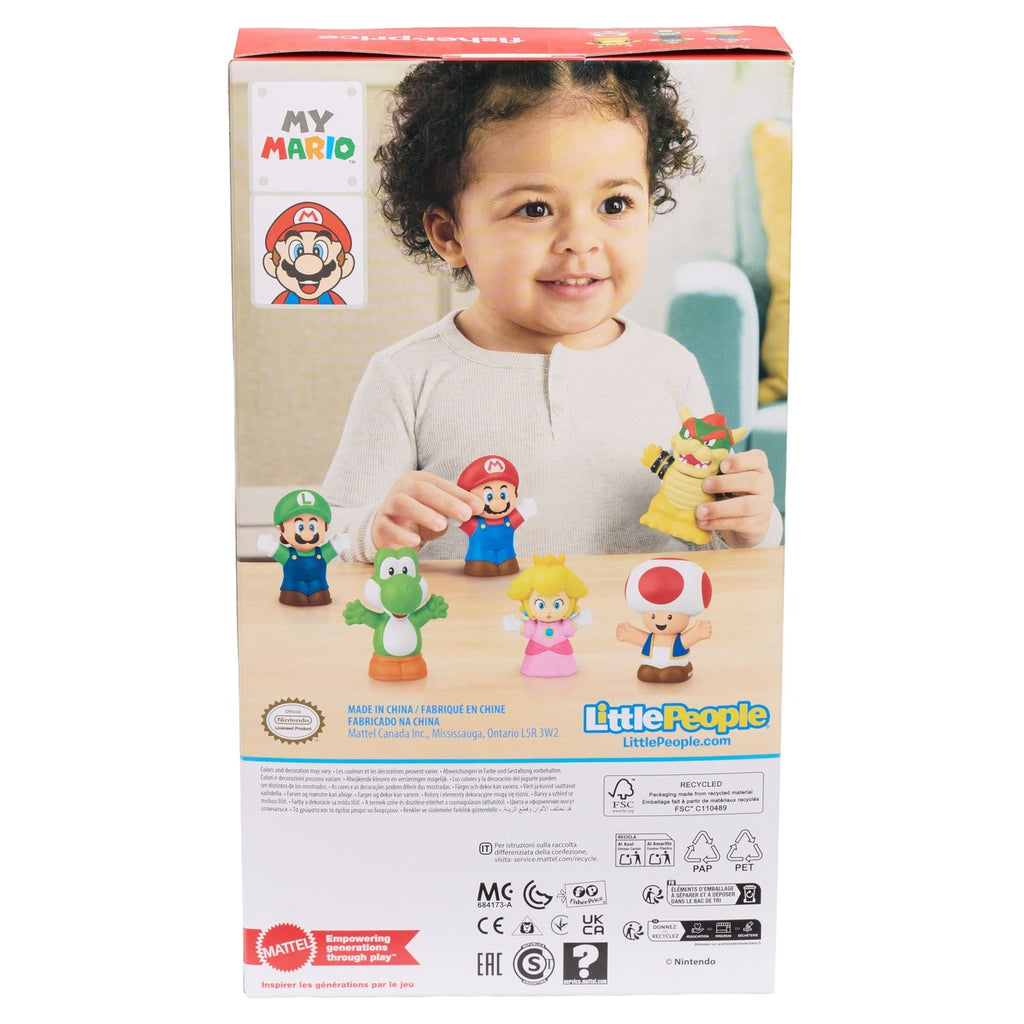 Zdjęcie produktu My Mario Little People Collector minifigurki zestaw 6 szt. 7 cm