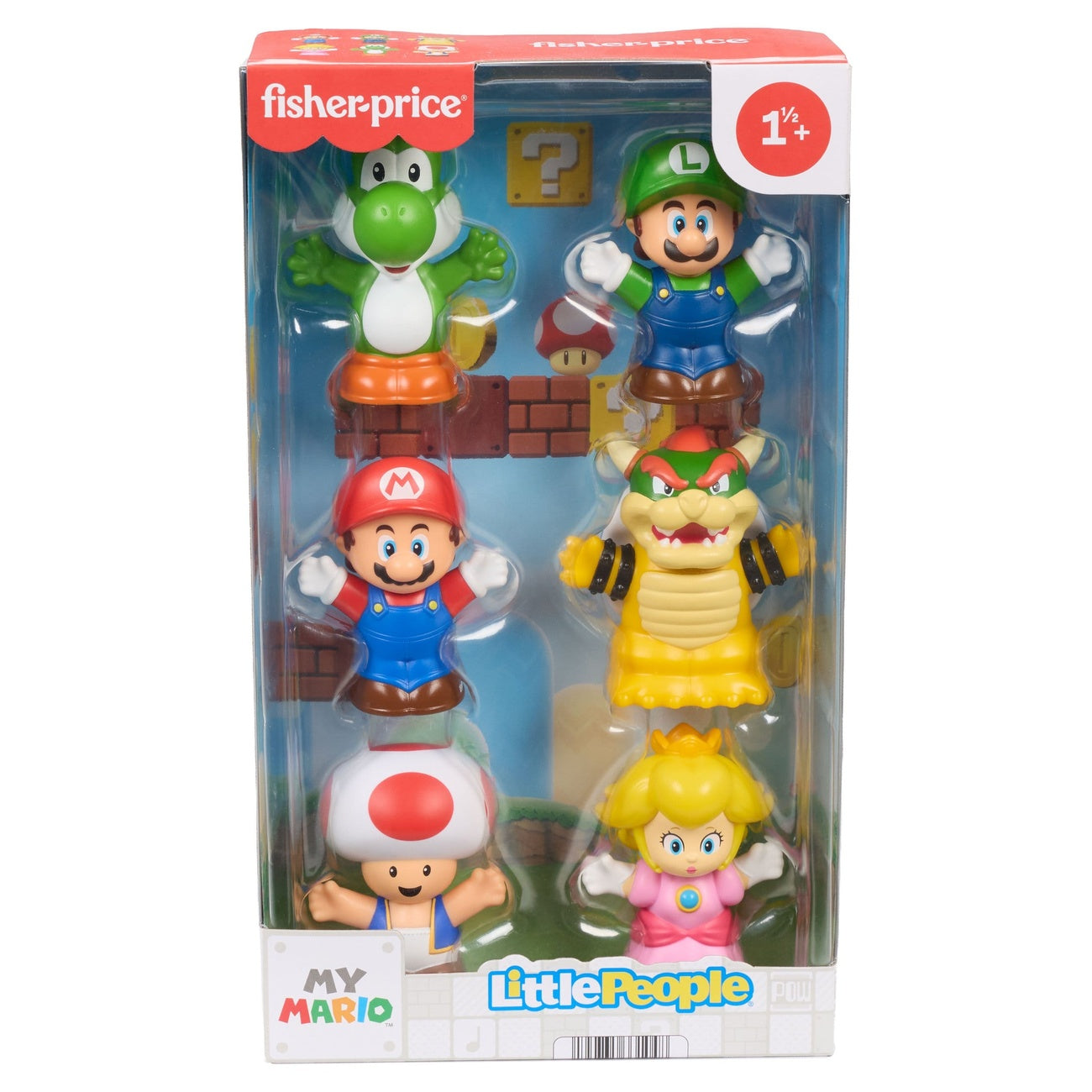 Zdjęcie produktu My Mario Little People Collector minifigurki zestaw 6 szt. 7 cm