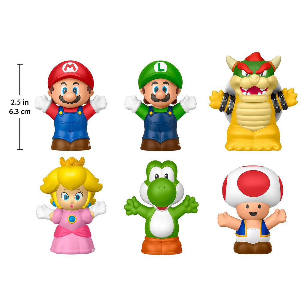 Zdjęcie produktu My Mario Little People Collector minifigurki zestaw 6 szt. 7 cm
