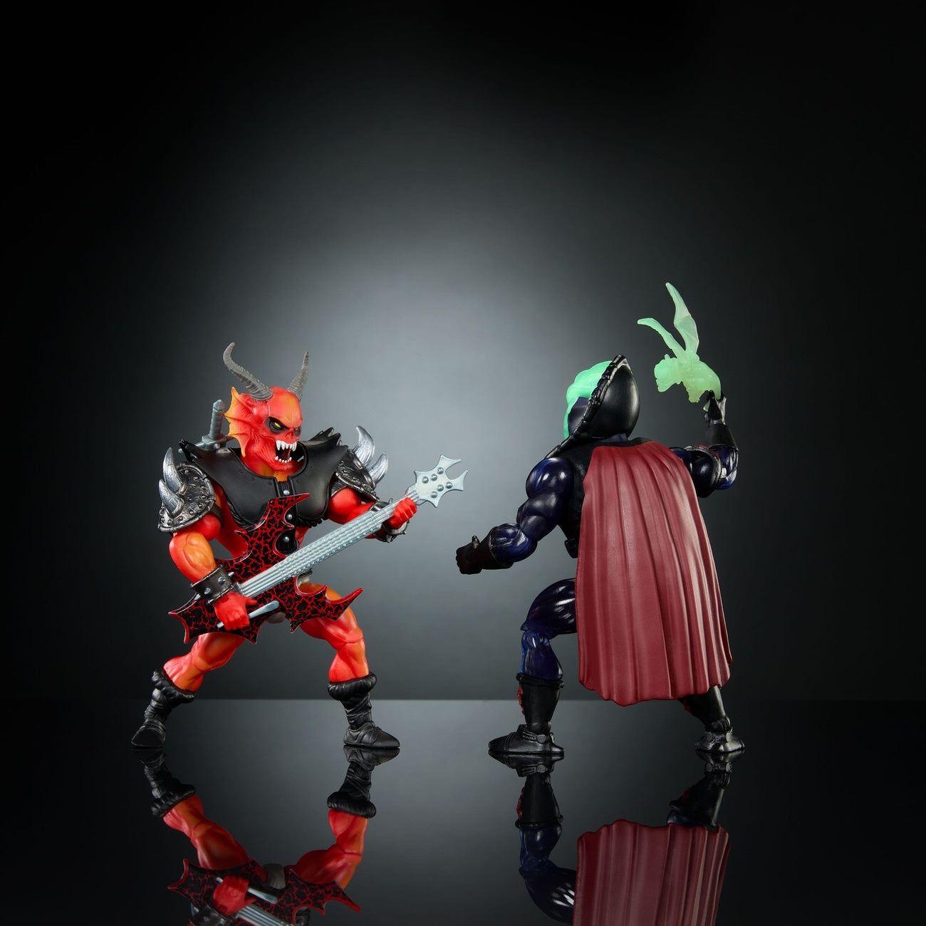 Zdjęcie produktu Masters of the Universe x Stranger Things Origins Zestaw 2 figurek akcji Hordak i Hellfire-Man 14 cm