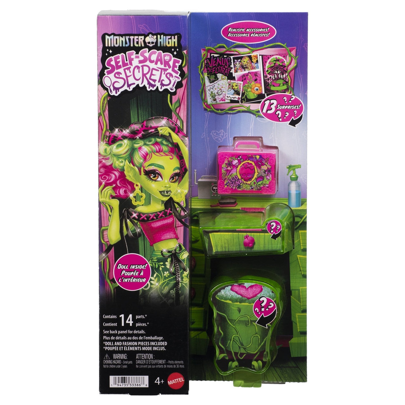 Product image Monster High Self-Scare Secrets Doll Venus McFlytrap