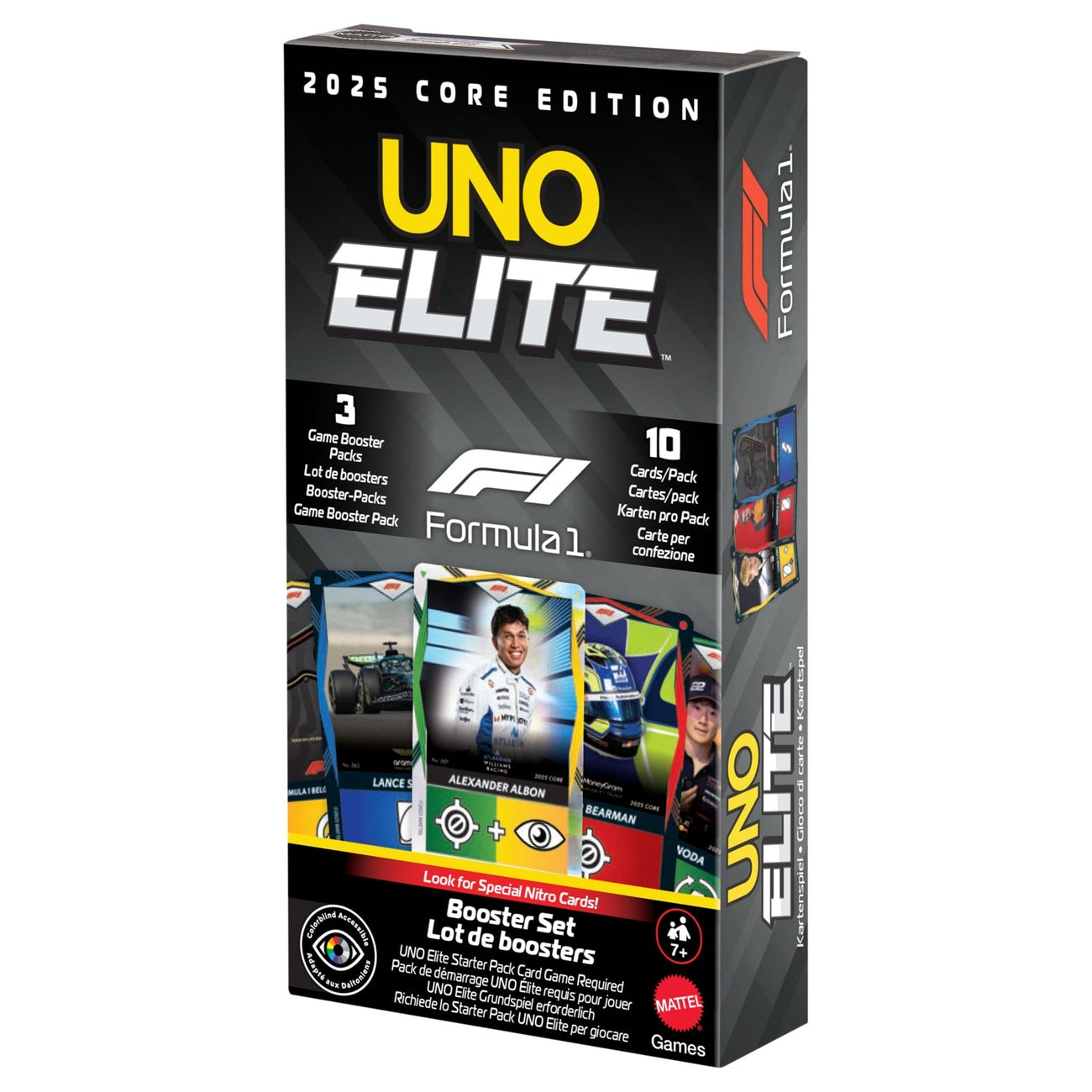 Zdjęcie produktu Formula 1 UNO Gra karciana Elite F1 Booster Set