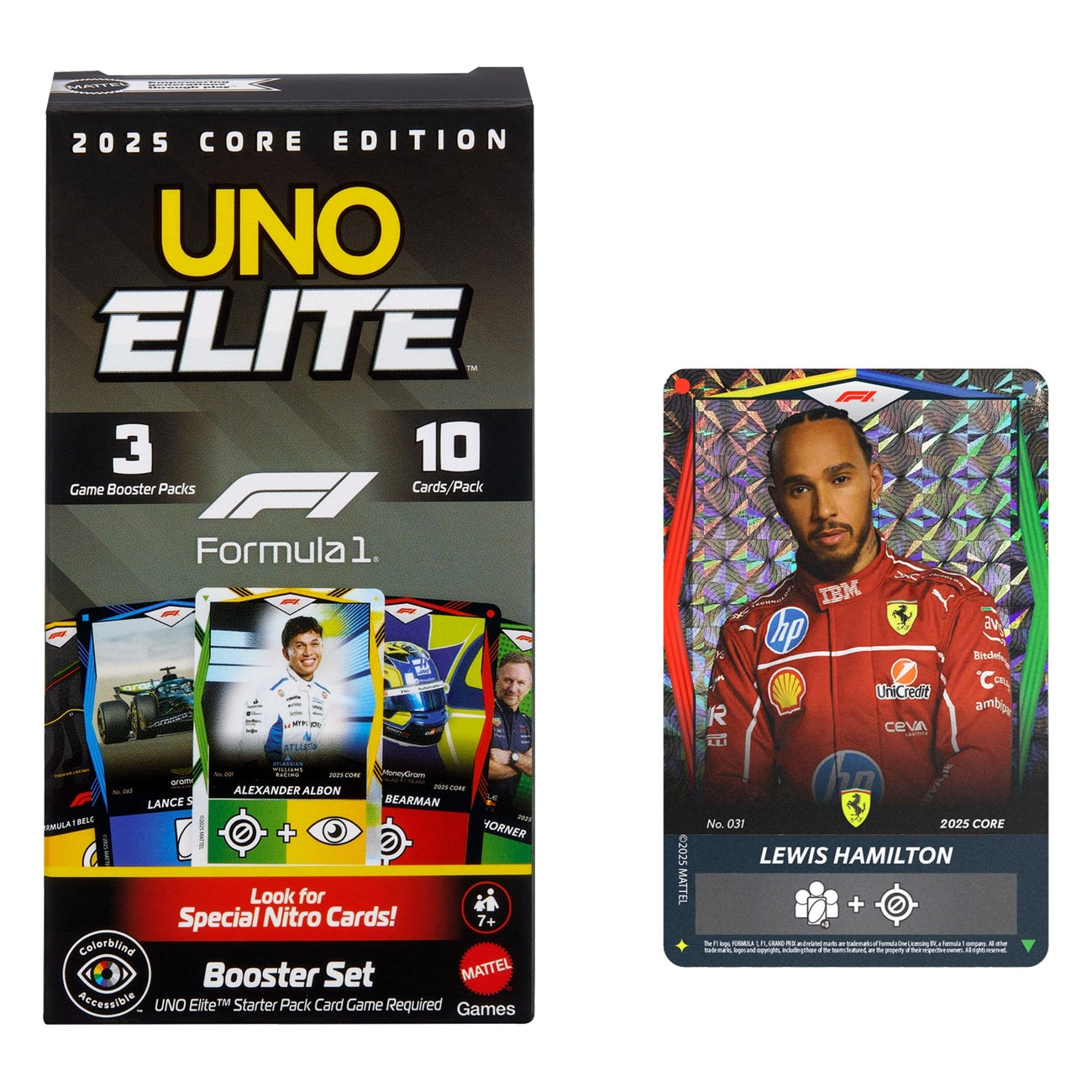 Zdjęcie produktu Formula 1 UNO Gra karciana Elite F1 Booster Set