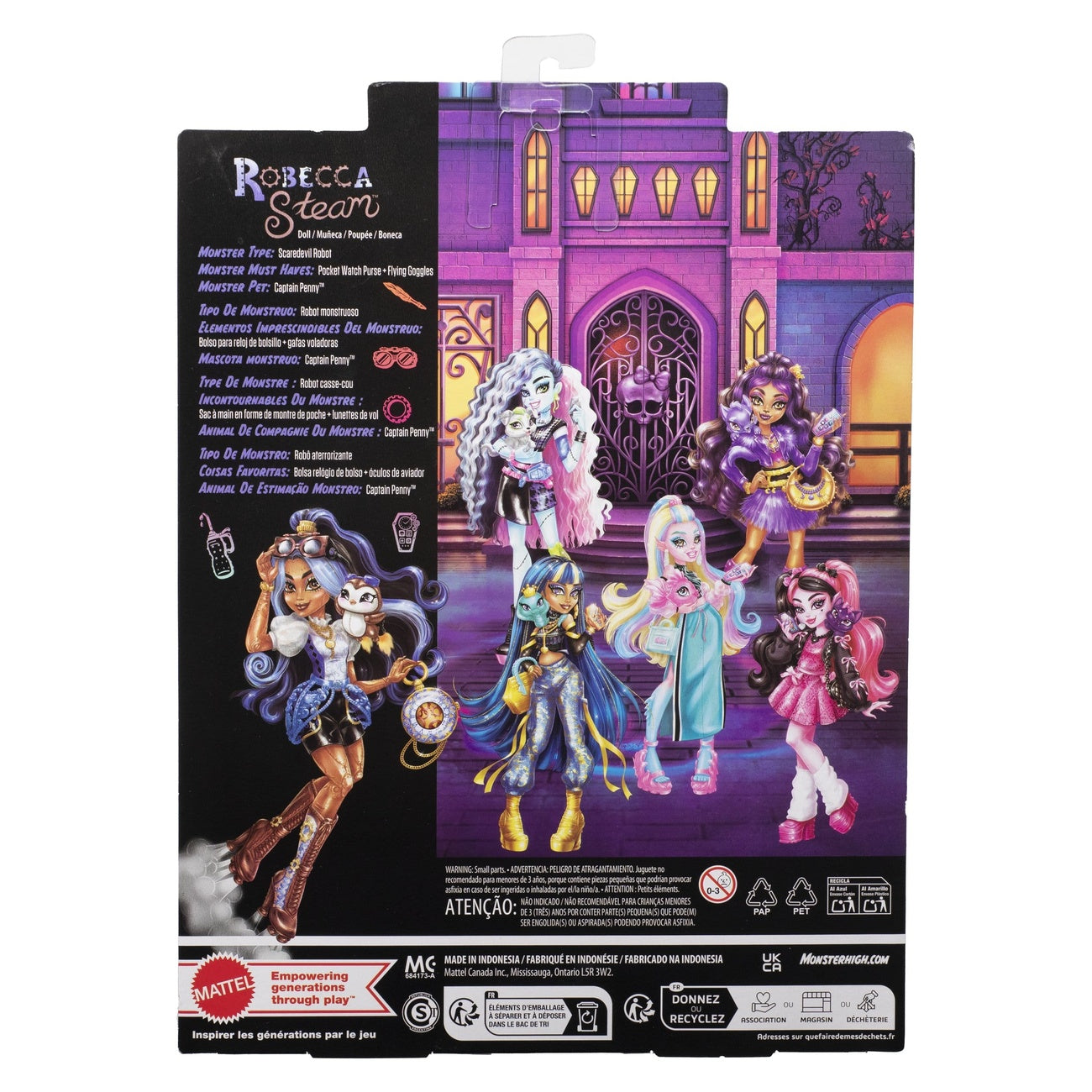 Zdjęcie produktu Lalka Monster High Robecca Steam