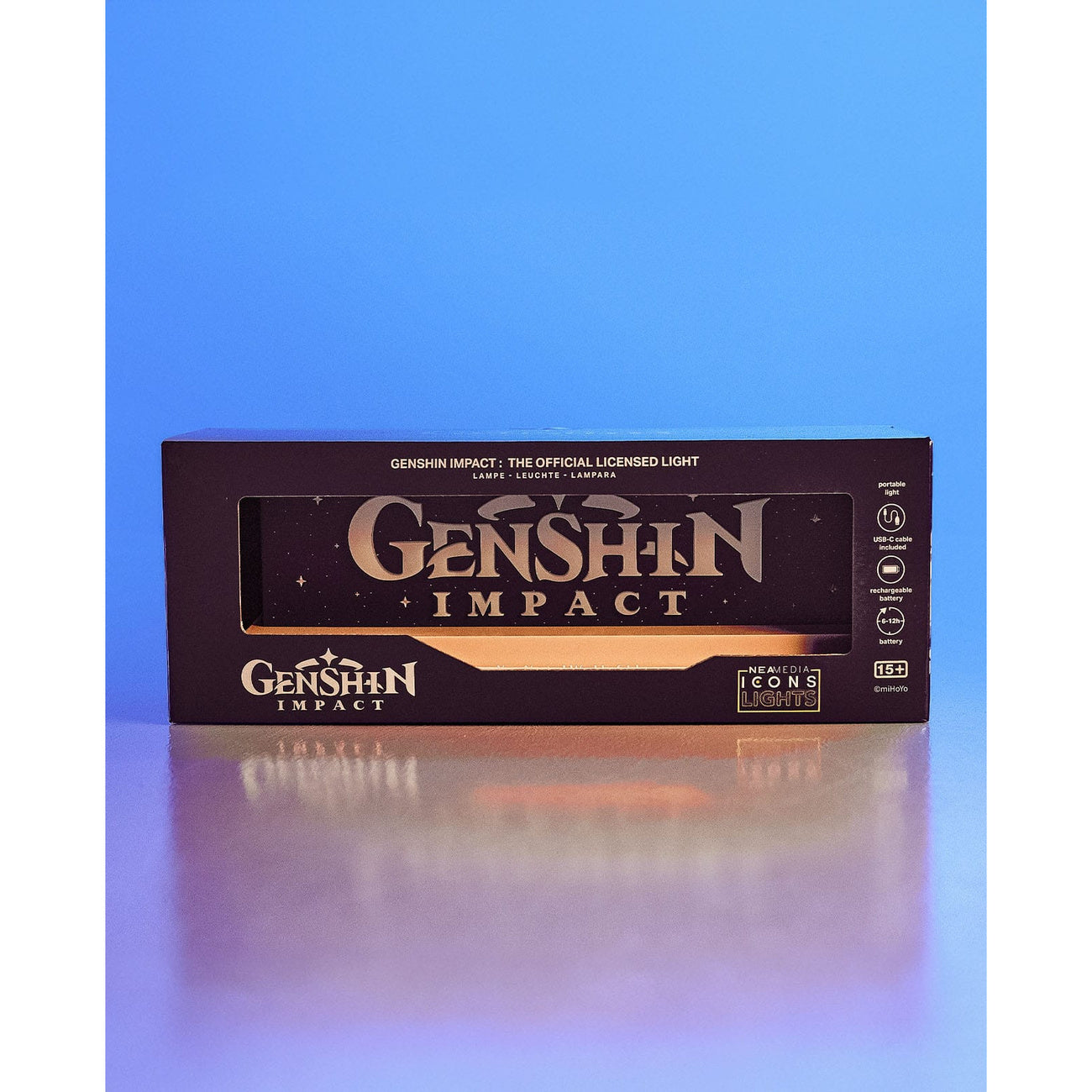 Zdjęcie produktu Genshin Impact Lampa LED Logo 22 cm