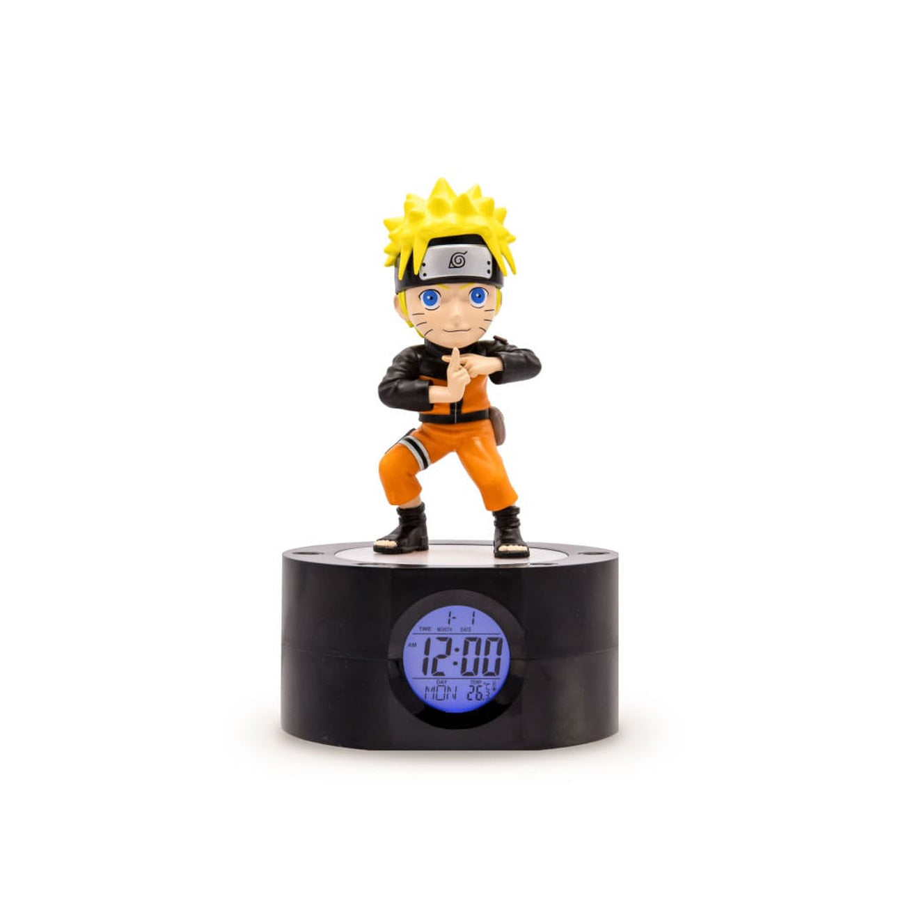 Zdjęcie produktu Naruto Shippuden Budzik z funkcją podświetlenia Naruto 18 cm