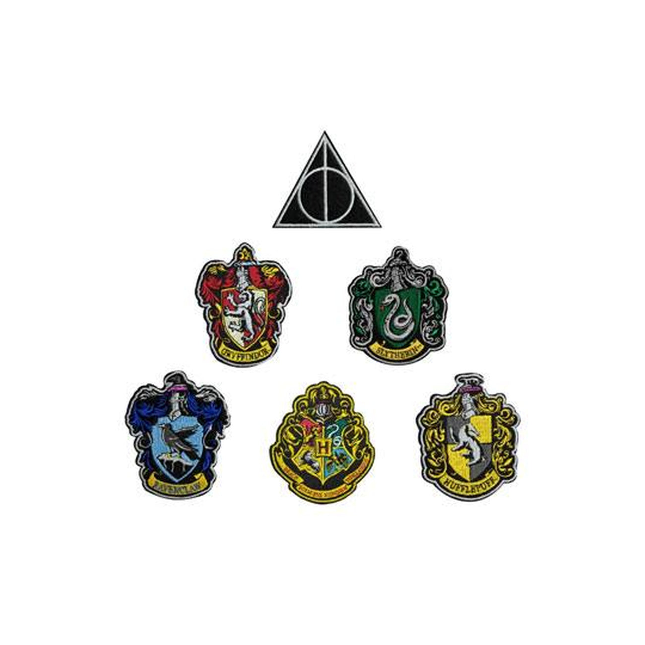 Zdjęcie produktu Harry Potter Zestaw 6 naszywek Herby Domów