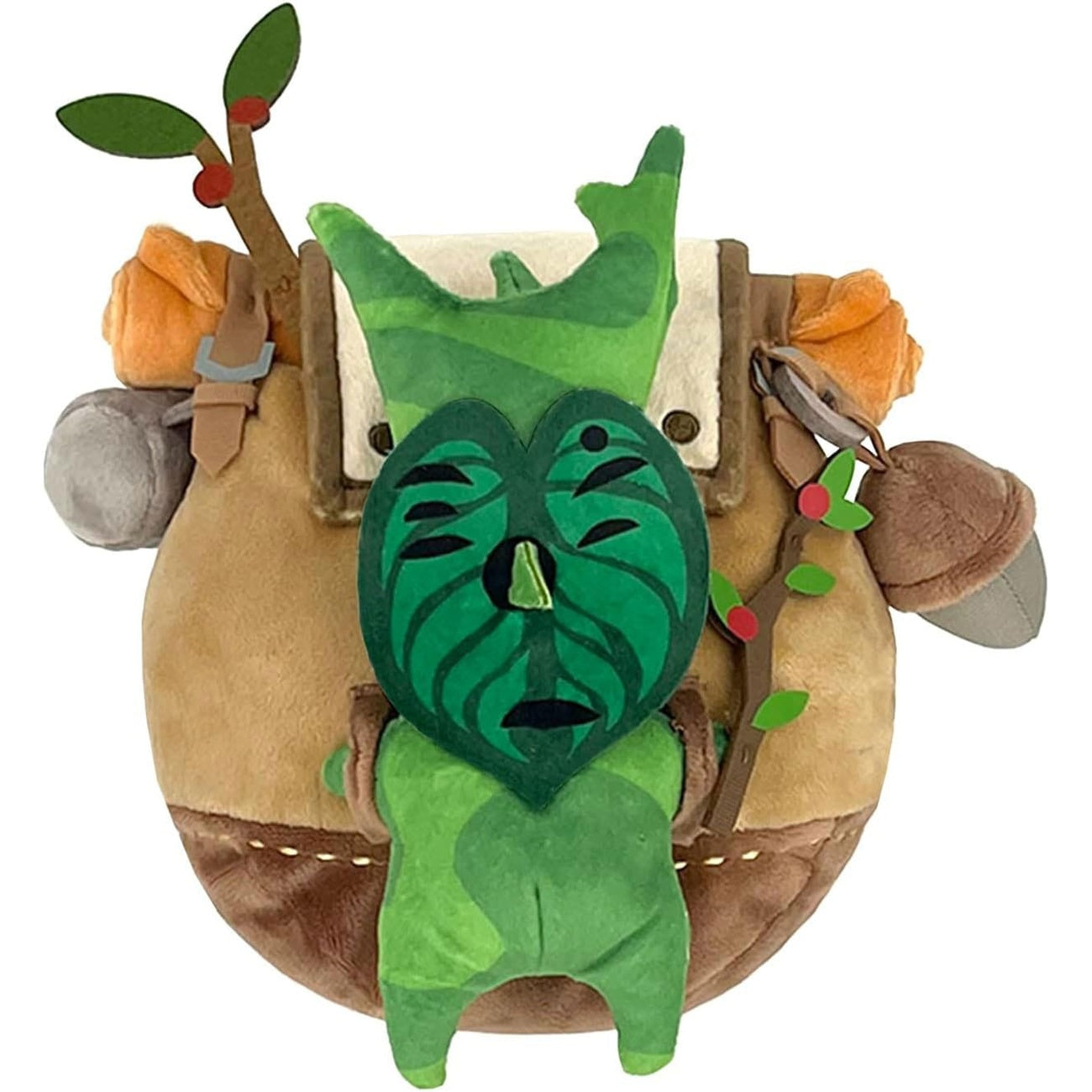Zdjęcie produktu The Legend of Zelda: Tears of the Kingdom Pluszowa Figurka ZP04 Korok z Plecakiem Brązowa 17 cm