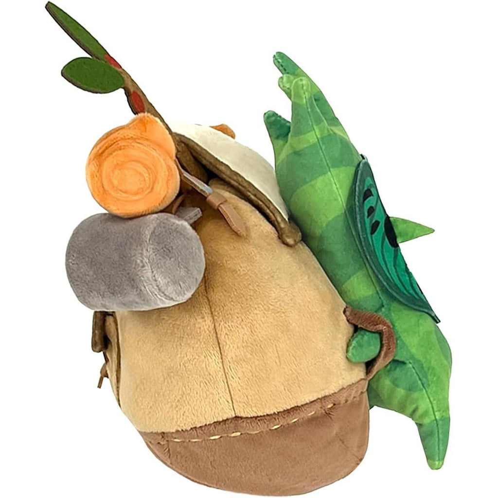 Zdjęcie produktu The Legend of Zelda: Tears of the Kingdom Pluszowa Figurka ZP04 Korok z Plecakiem Brązowa 17 cm