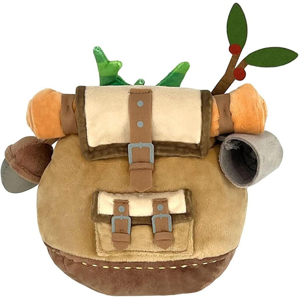 Zdjęcie produktu The Legend of Zelda: Tears of the Kingdom Pluszowa Figurka ZP04 Korok z Plecakiem Brązowa 17 cm