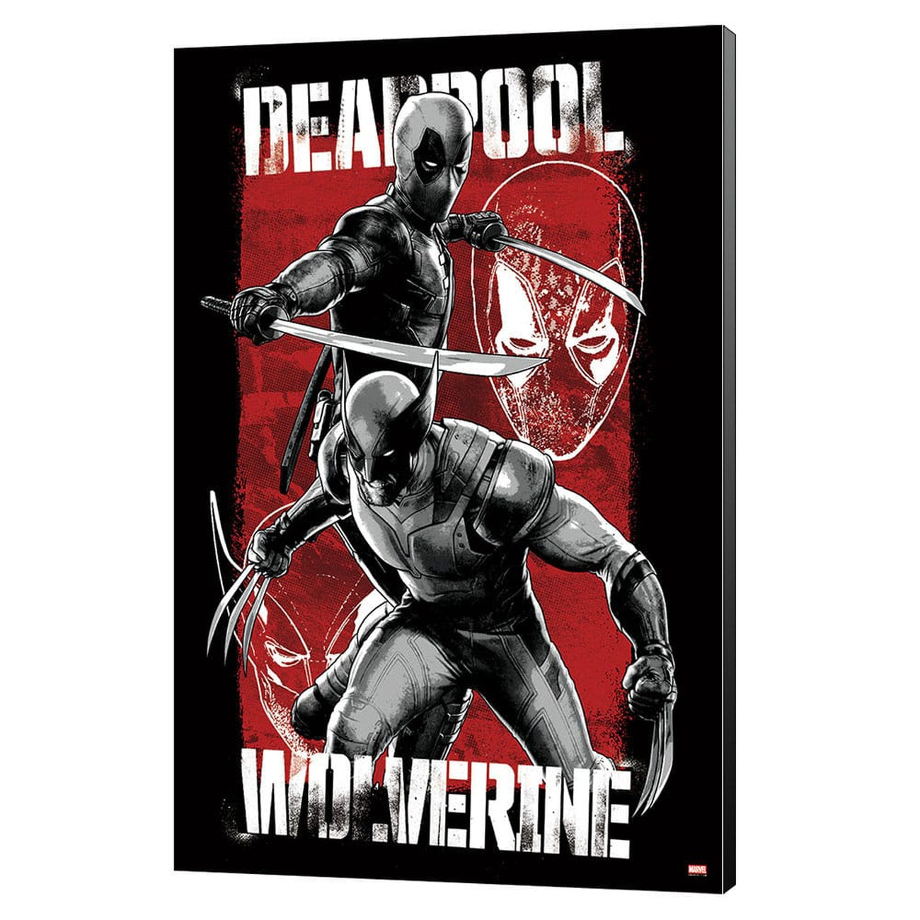 Zdjęcie produktu Marvel Drewniany nadruk Deadpool & Wolverine 03 Maximum Effort 35 x 50 cm