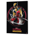 Zdjęcie produktu Marvelowy nadruk na drewnie Deadpool i Wolverine 01 Action 35 x 50 cm