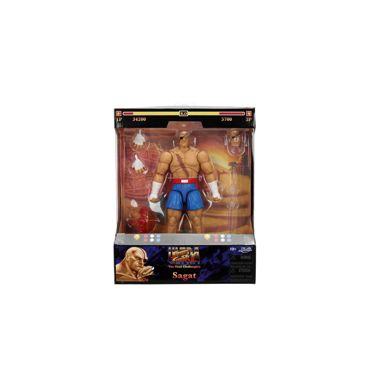 Zdjęcie produktu Ultra Street Fighter II: The Final Challengers Figurka akcji 1/12 Sagat 19 cm