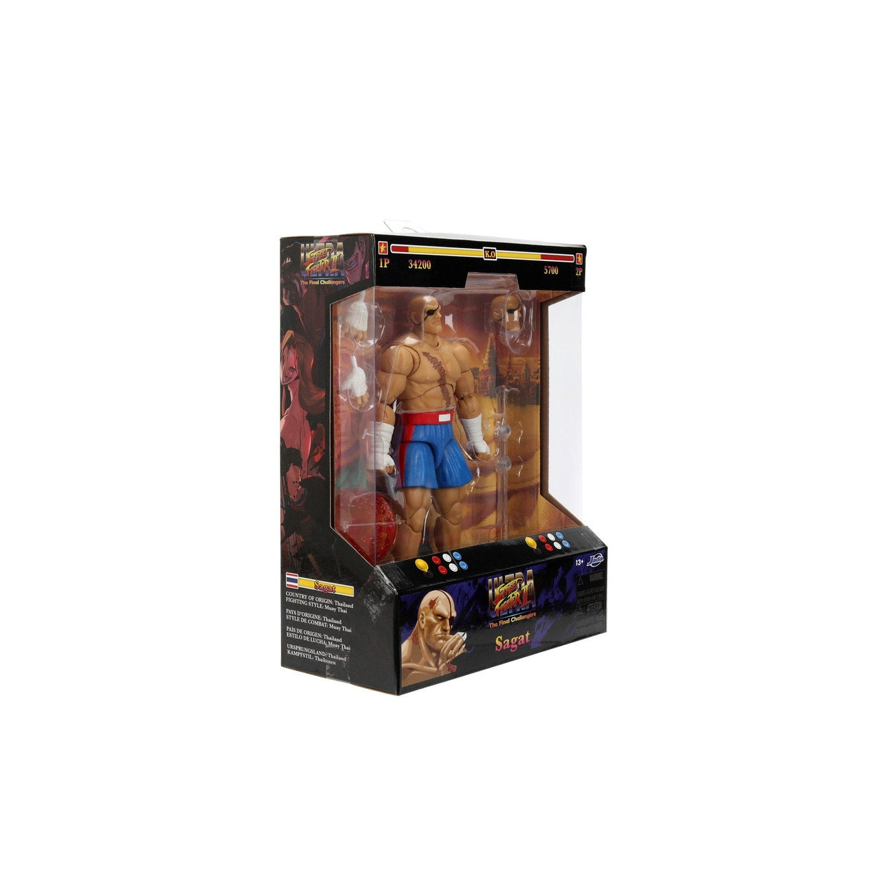 Zdjęcie produktu Ultra Street Fighter II: The Final Challengers Figurka akcji 1/12 Sagat 19 cm
