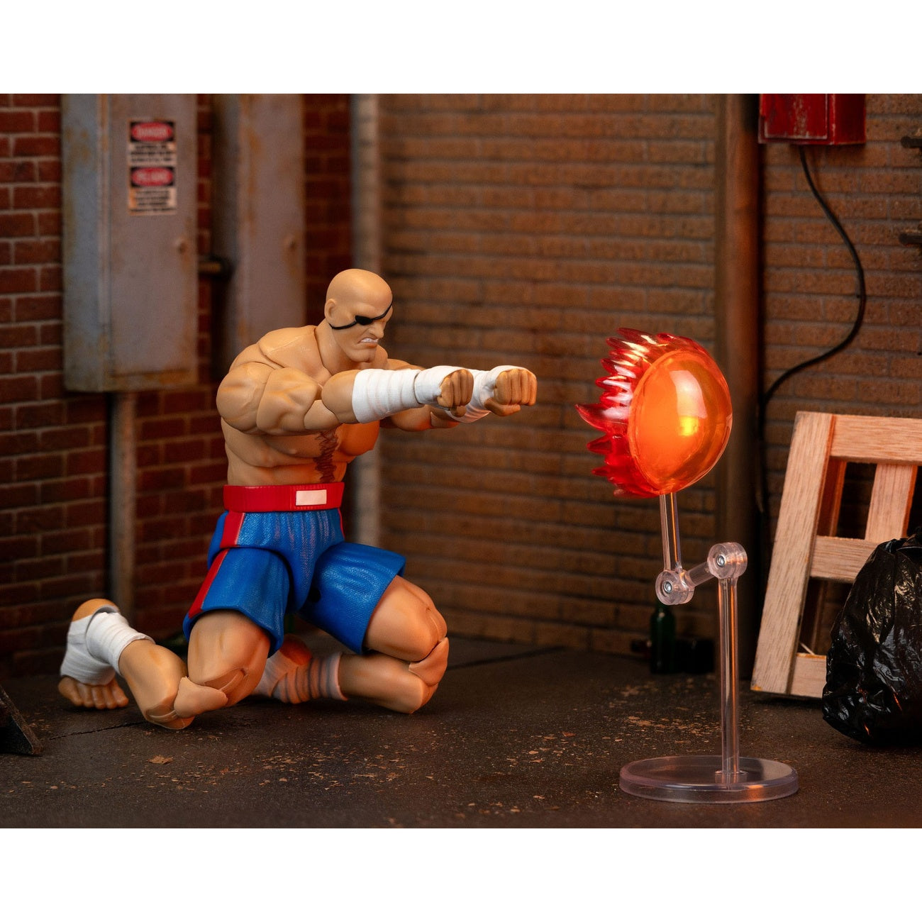 Zdjęcie produktu Ultra Street Fighter II: The Final Challengers Figurka akcji 1/12 Sagat 19 cm