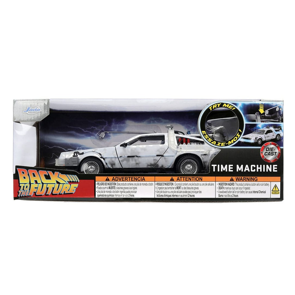 Zdjęcie produktu Powrót do przyszłości model odlewany 1/24 Time Machine Frost