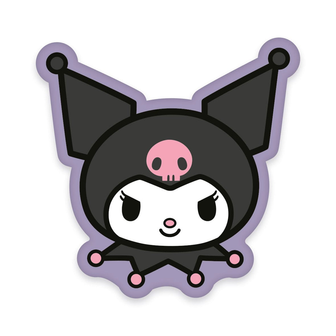 Product image Sanrio Decorative Cushion Kuromi Face 36 cm