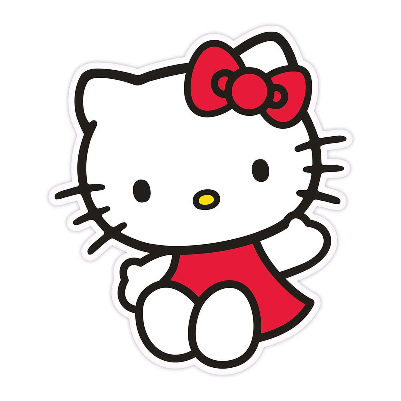 Zdjęcie produktu Poduszka dekoracyjna Sanrio Hello Kitty czerwona sukienka 36 cm