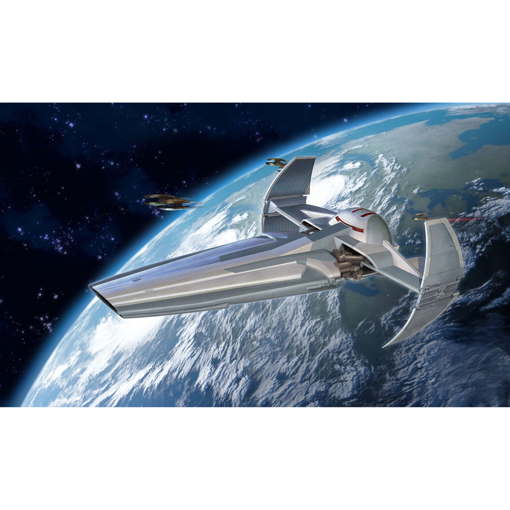 Zdjęcie produktu Star Wars Część I zestaw prezentowy modelu 1/120 Sith Infiltrator Dartha Maula 22 cm