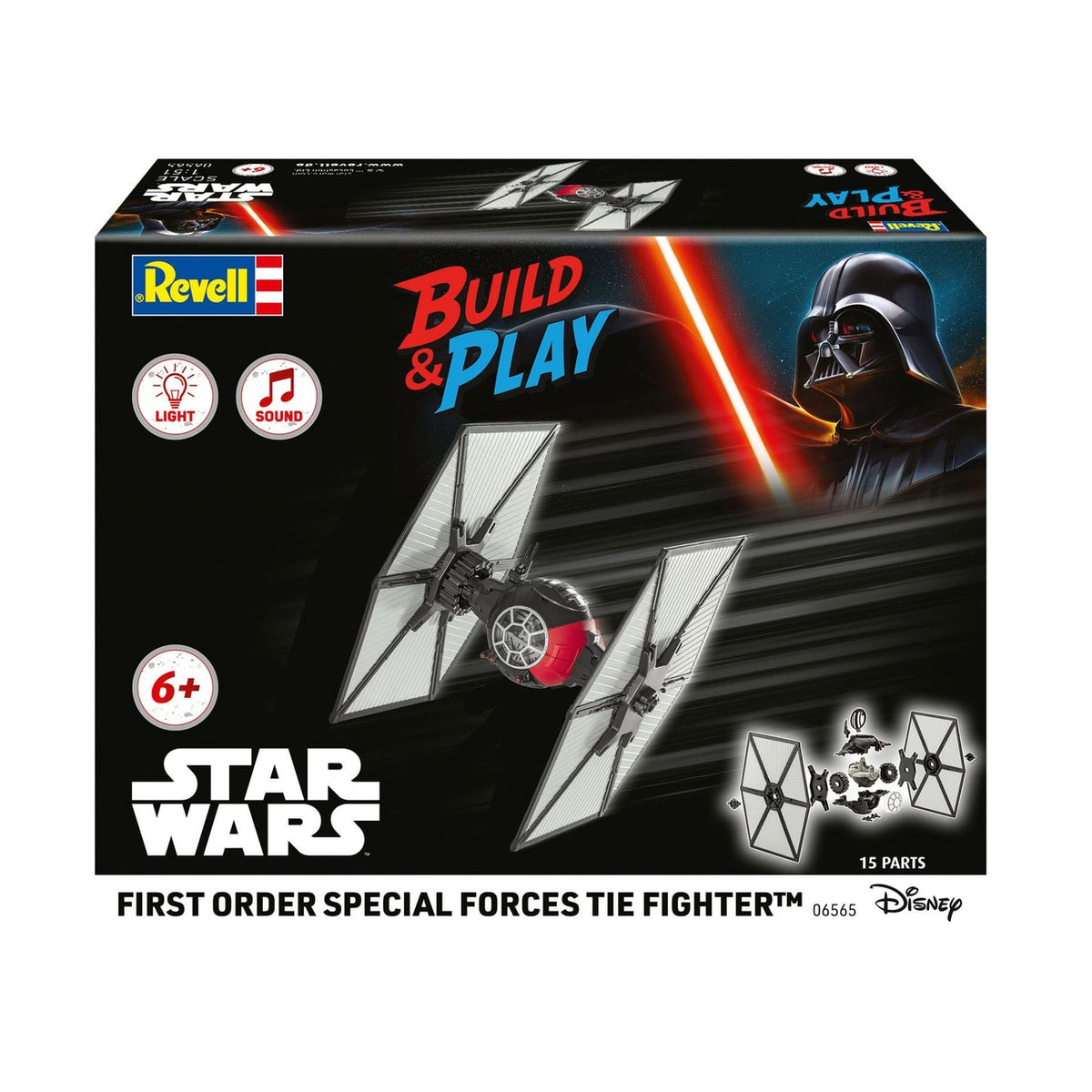 Zdjęcie produktu Star Wars Zestaw modelarski 1/51 Myśliwiec TIE Sił Specjalnych Najwyższego Porządku 14 cm
