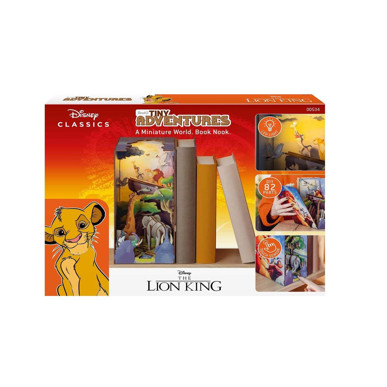 Zdjęcie produktu Disney Tiny Adventures Book Nook mini-diorama Król Lew 23 cm
