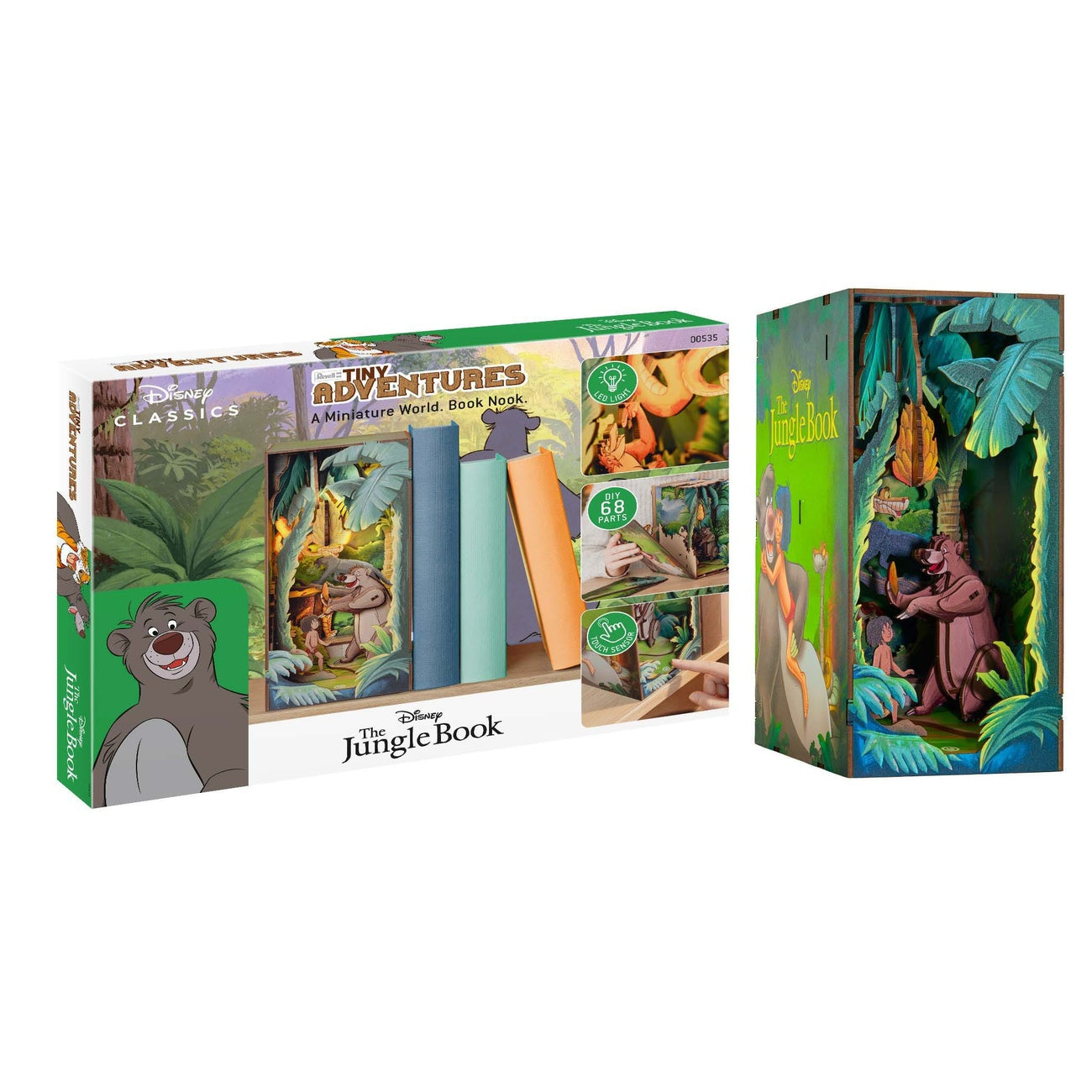 Zdjęcie produktu Disney Tiny Adventures Book Nook Mini diorama Księga dżungli 23 cm