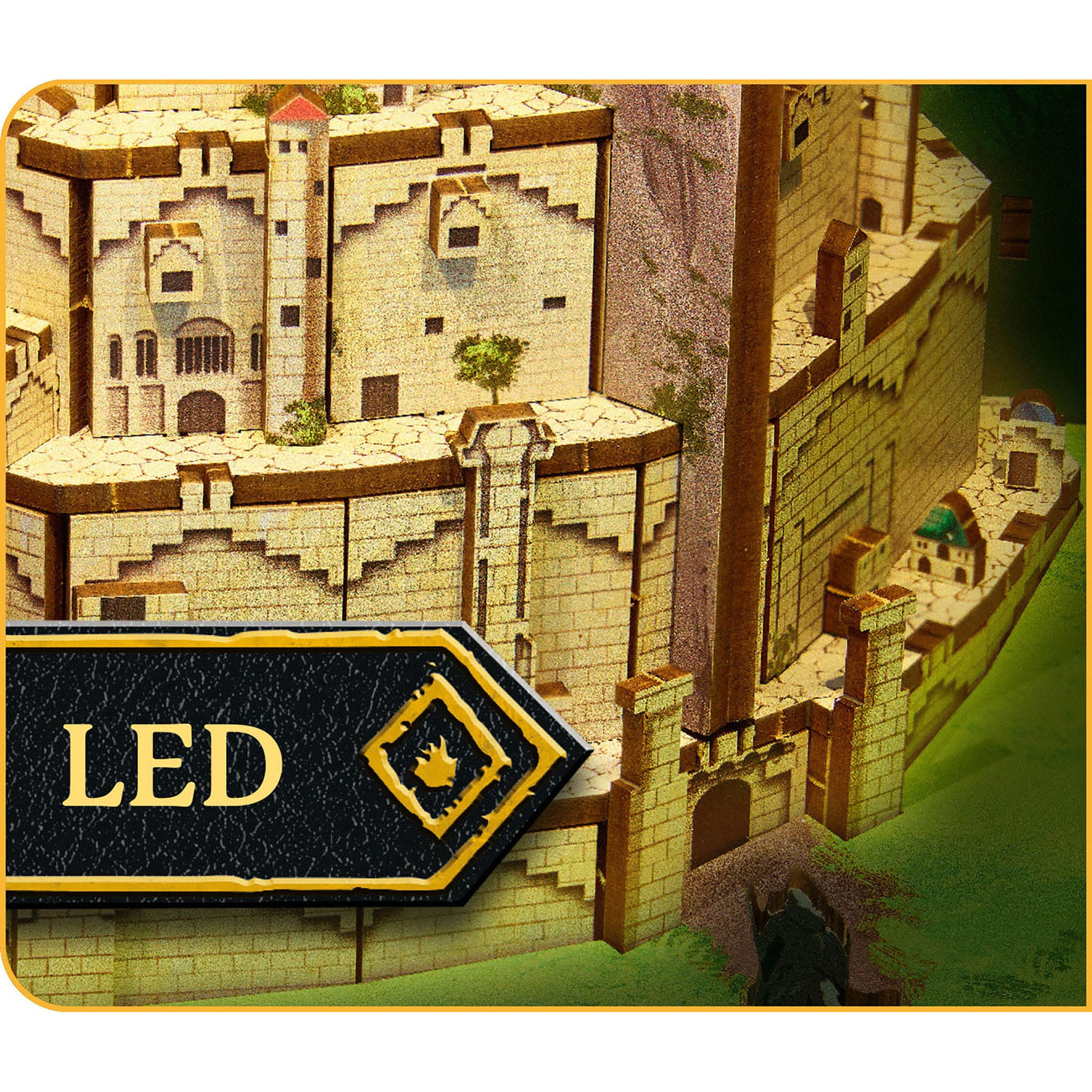 Zdjęcie produktu Władca Pierścieni Tiny Adventures Book Nook Mini Diorama Minas Tirith 23 cm
