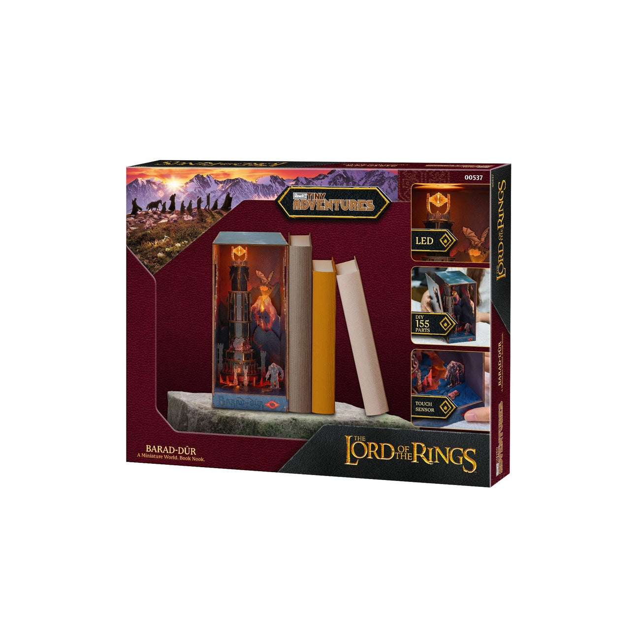 Product image The Lord of the Rings Tiny Adventures Book Nook Mini Diorama Barad-dûr 23 cm