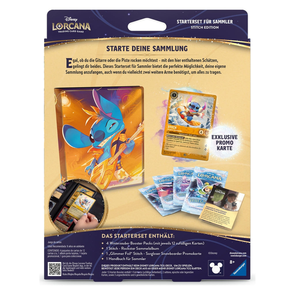 Zdjęcie produktu Disney Lorcana TCG Zestaw startowy dla kolekcjonerów Stitch Edycja *Wydanie niemieckie*
