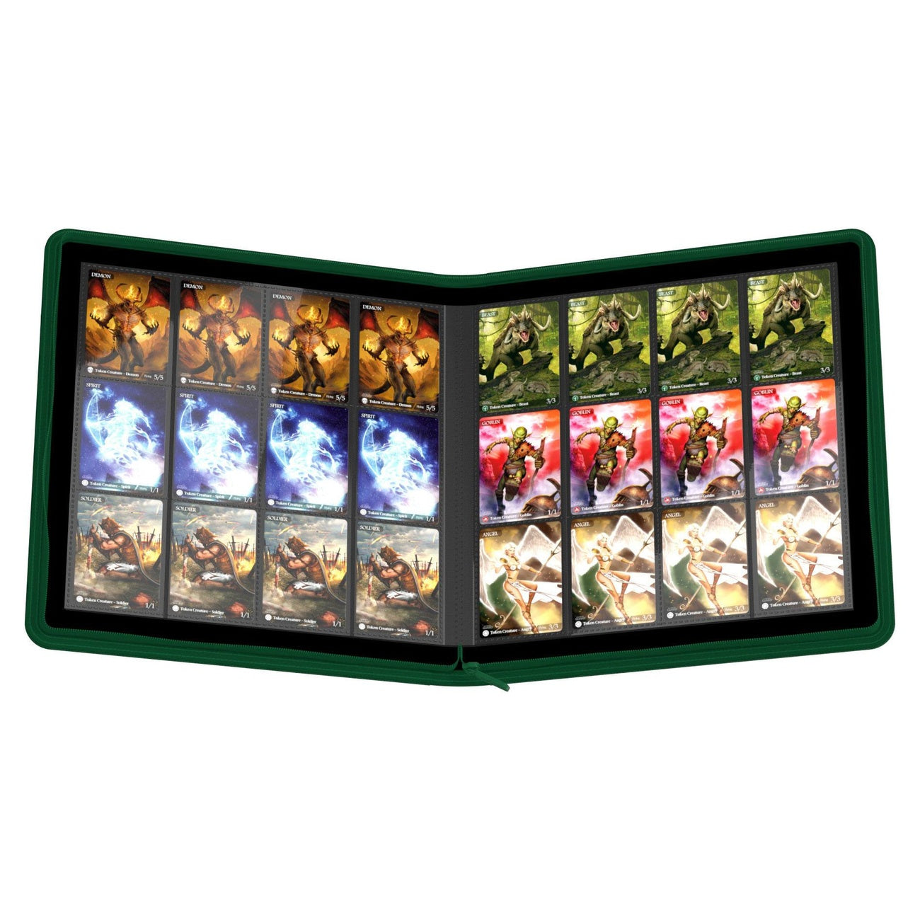 Product image Ultimate Guard Zipfolio 480 24-Pocket Xenoskin - Green