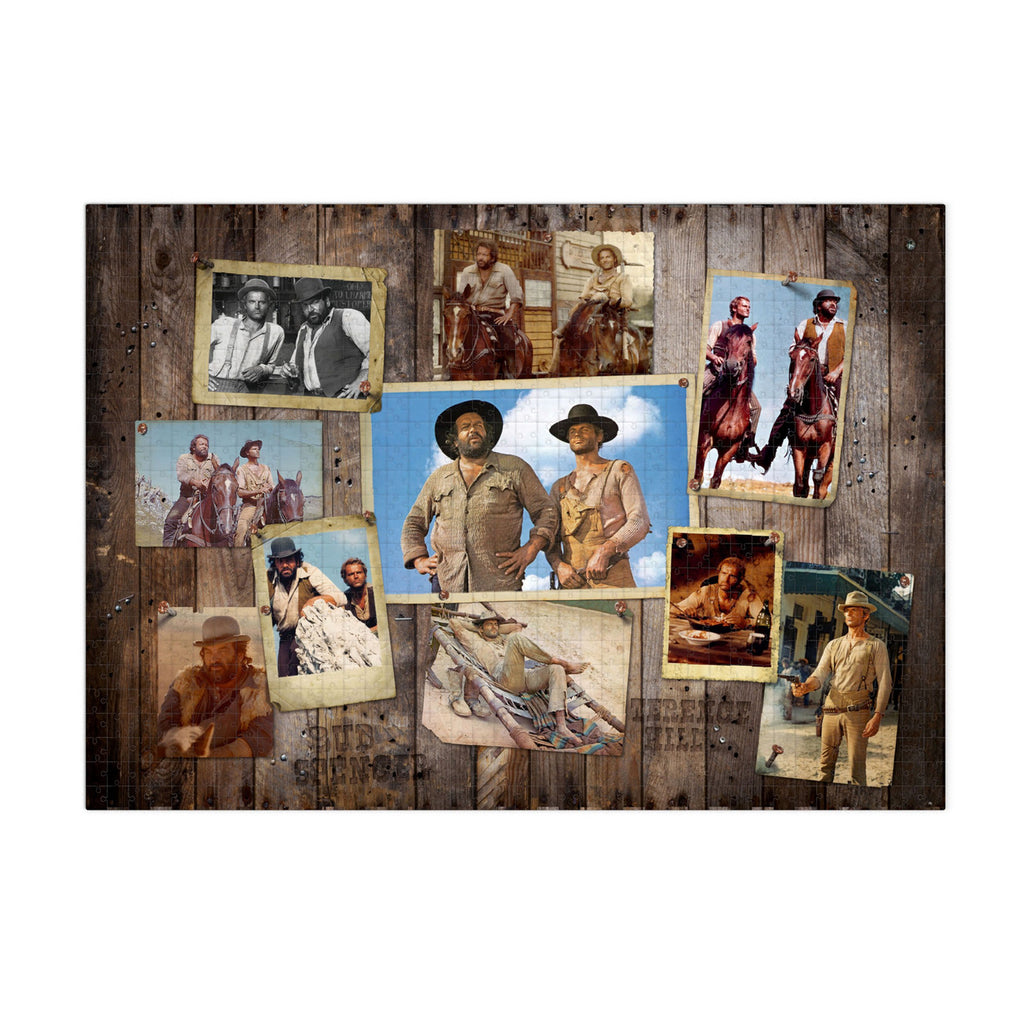Zdjęcie produktu Bud Spencer & Terence Hill Puzzle Westernowa ściana zdjęć (1000 elementów)